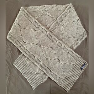 Lands' End Women's Scarf - Light Gray